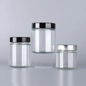 jar with aluminum screw lid